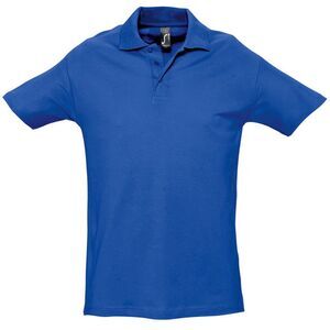 SOLS Mens Spring II Short Sleeve Heavyweight Casual Plain Polo Shirt /T-Shirt /